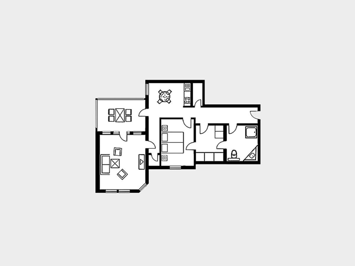 Strandvillen Binz - Ferienwohnung Mit Meerblick, 1 Schlafzimmer, Sauna Und Balkon Sv-712 Zewnętrze zdjęcie